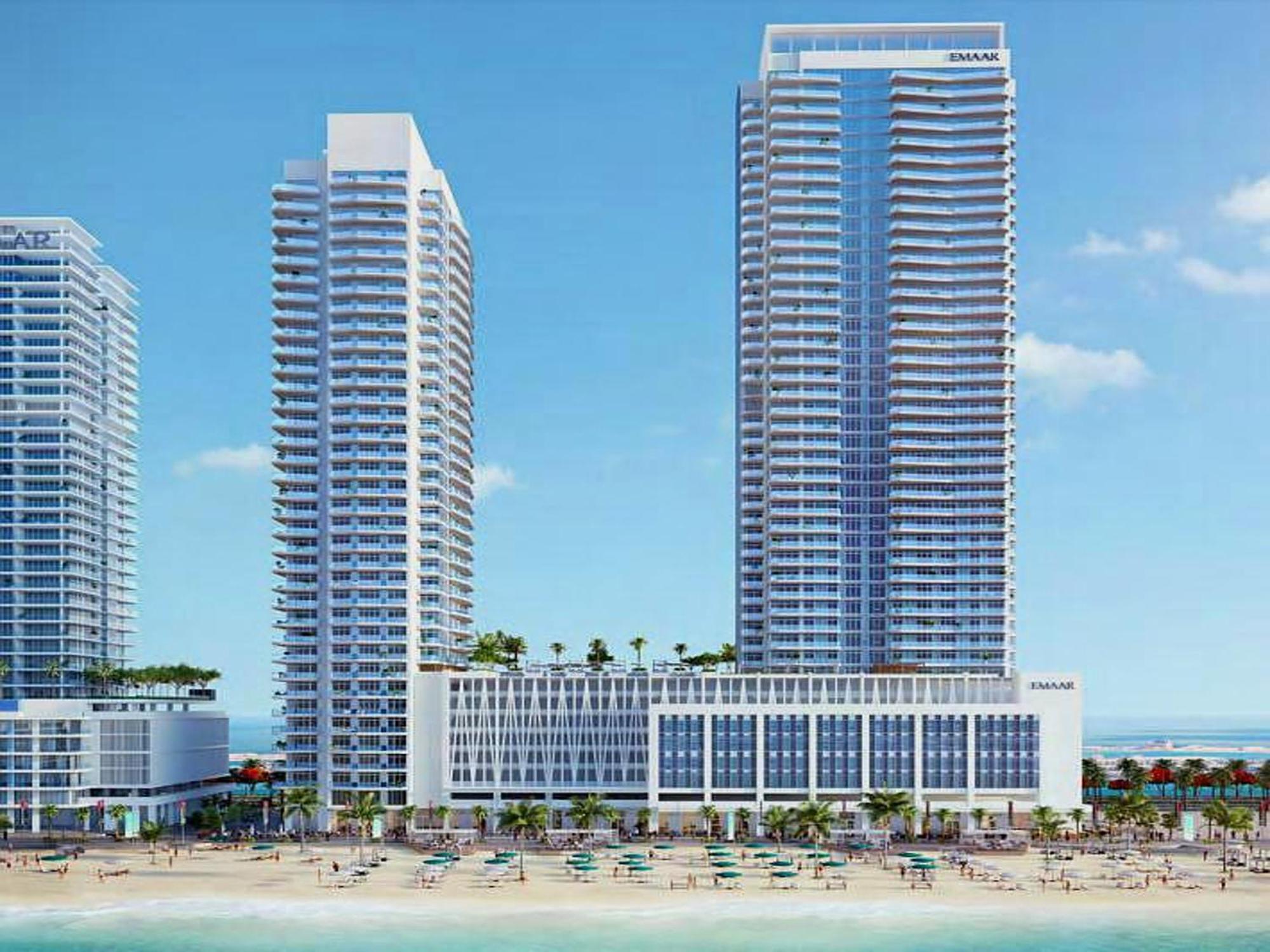 Ultra Luxury Emaar Beachfront - Private Beach And Pool Dubái Exterior foto